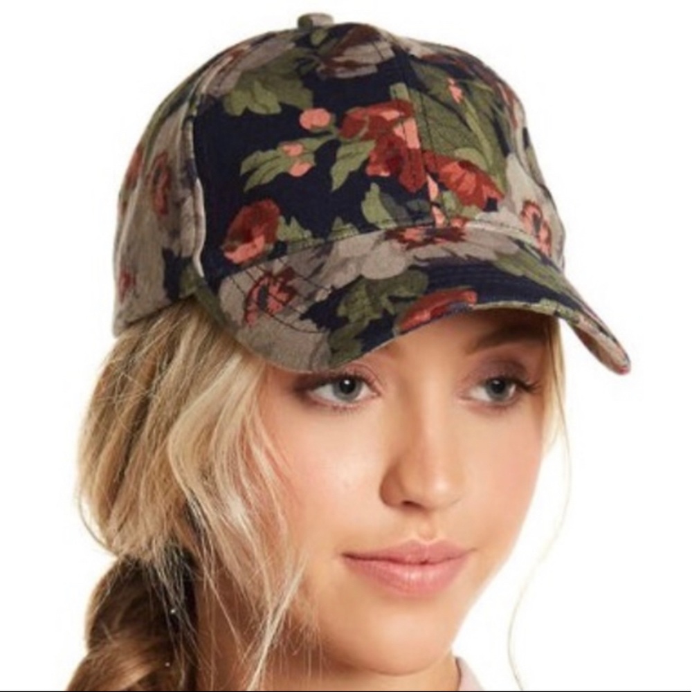 Collection Eighteen Blue Floral Hat